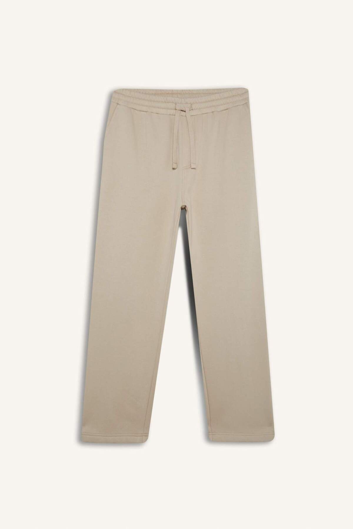 DeFacto Regular Fit Eşofman Altı İçi Polarlı Basic Düz Cepli Beli Bağcıklı Düz Paça D7836AX25SP görsel 7