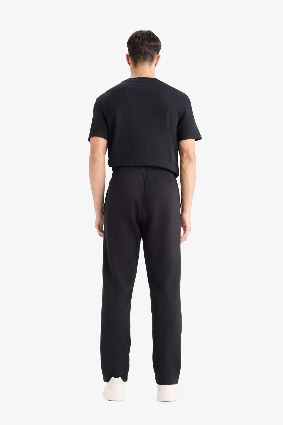 Defacto  Regular Fit Eşofman Altı İçi Polarlı Basic Düz Cepli Beli Bağcıklı Düz Paça D7836AX25SP - Görsel 8