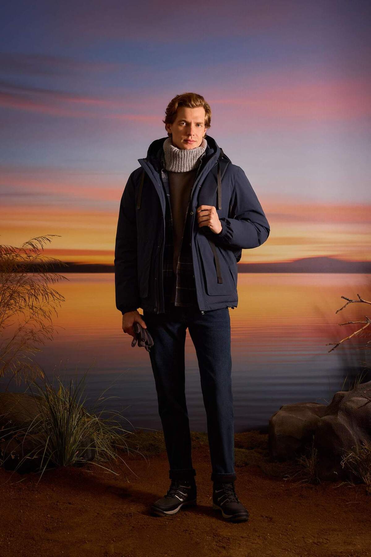 Defacto  Sergio Regular Fit Normal Kalıp Normal Bel Boru Paça Termal Polarlı Jean Pantolon Y0369AZ24WN