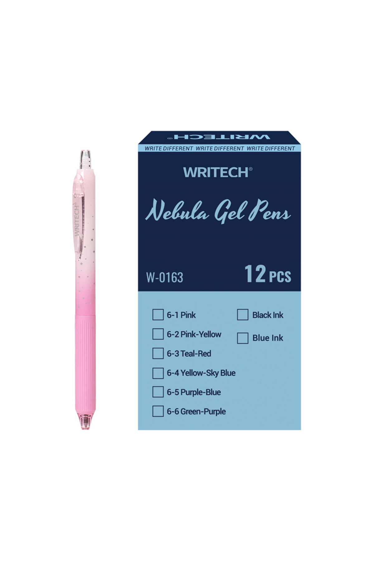 Writech W-0163 SOFT NEBULA JEL KALEM PEMBE - 12'Lİ KUTU - Fiyatı
