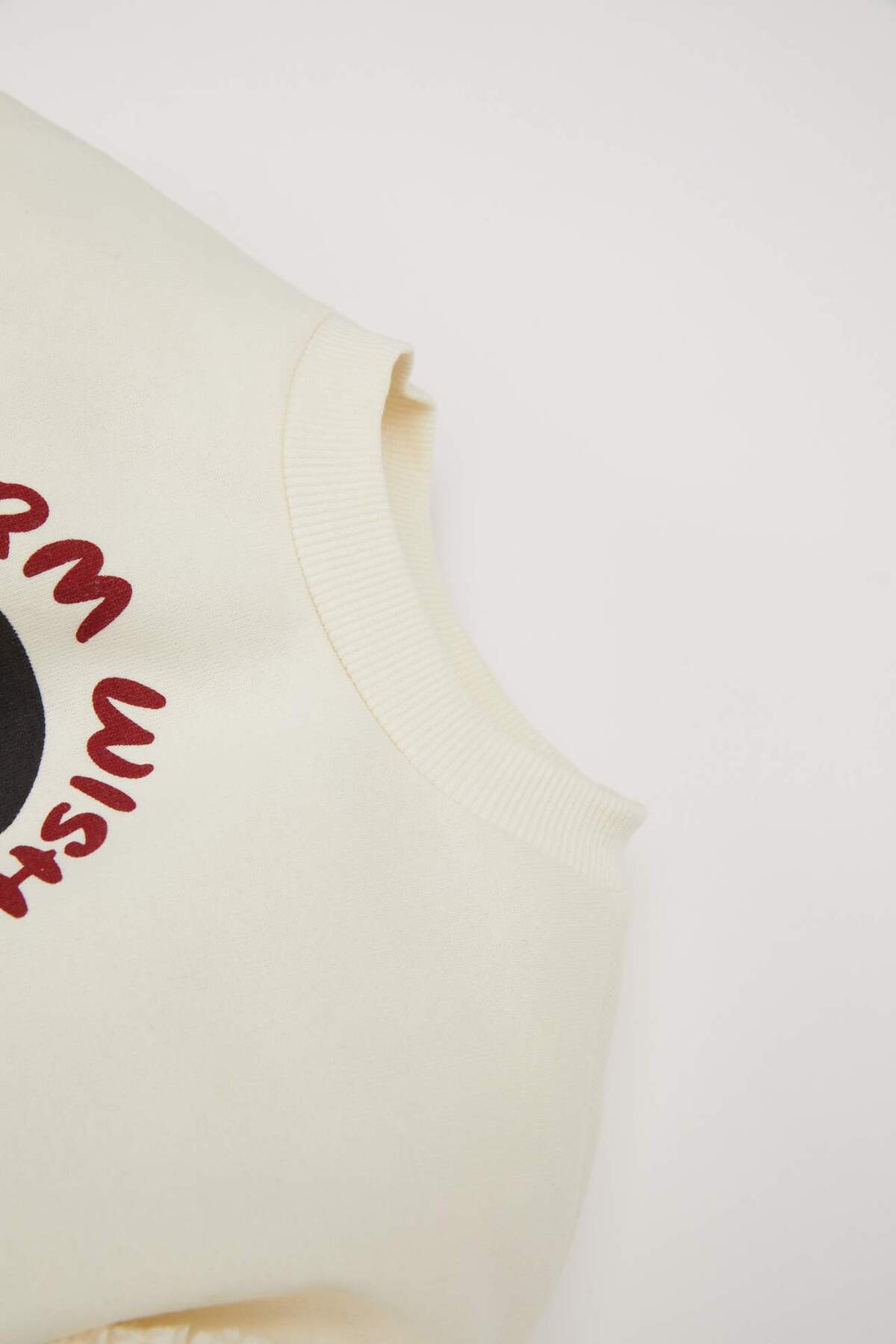 Defacto Bisiklet Yaka Yılbaşı Temalı İçi Yumuşak Tüylü Sweatshirt Kız Bebek D6229A524WN fotoğrafı 2 (önizleme)