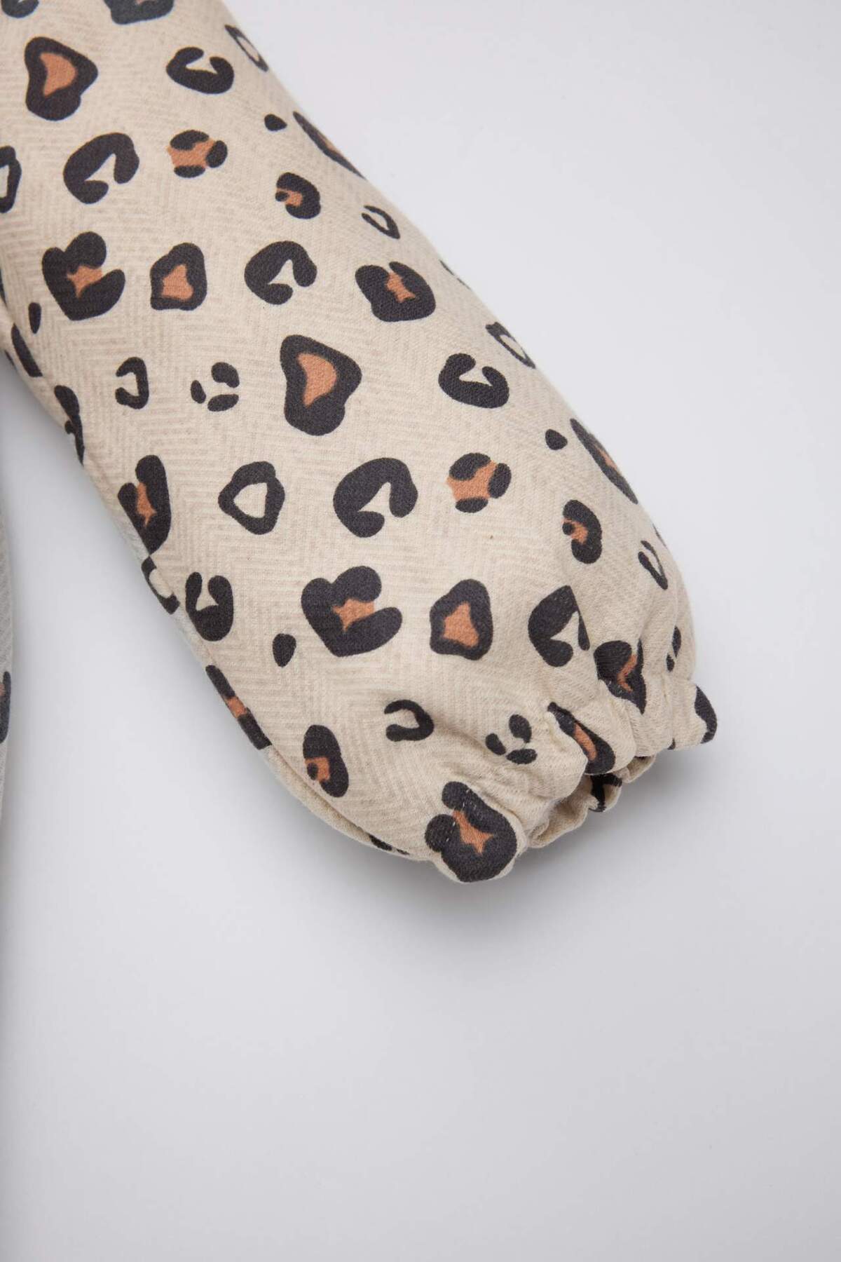 Defacto Kum Kız Çocuk Elbise D5634A5/BG744 fotoğrafı 3 (önizleme)