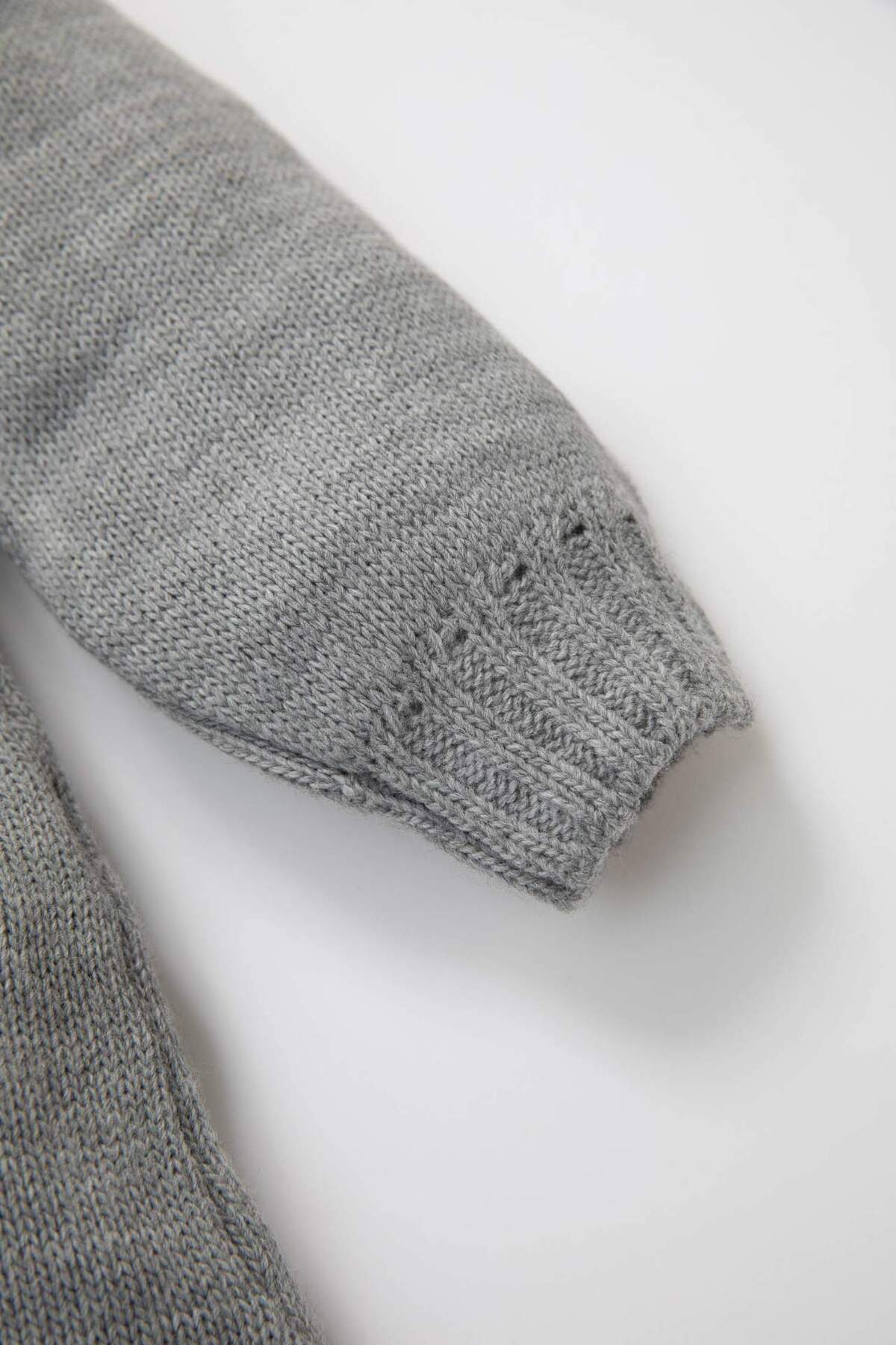 Defacto Yarım Balıkçı Yaka Uzun Kollu Triko Elbise Kız Bebek C8479A524WN fotoğrafı 4 (önizleme)