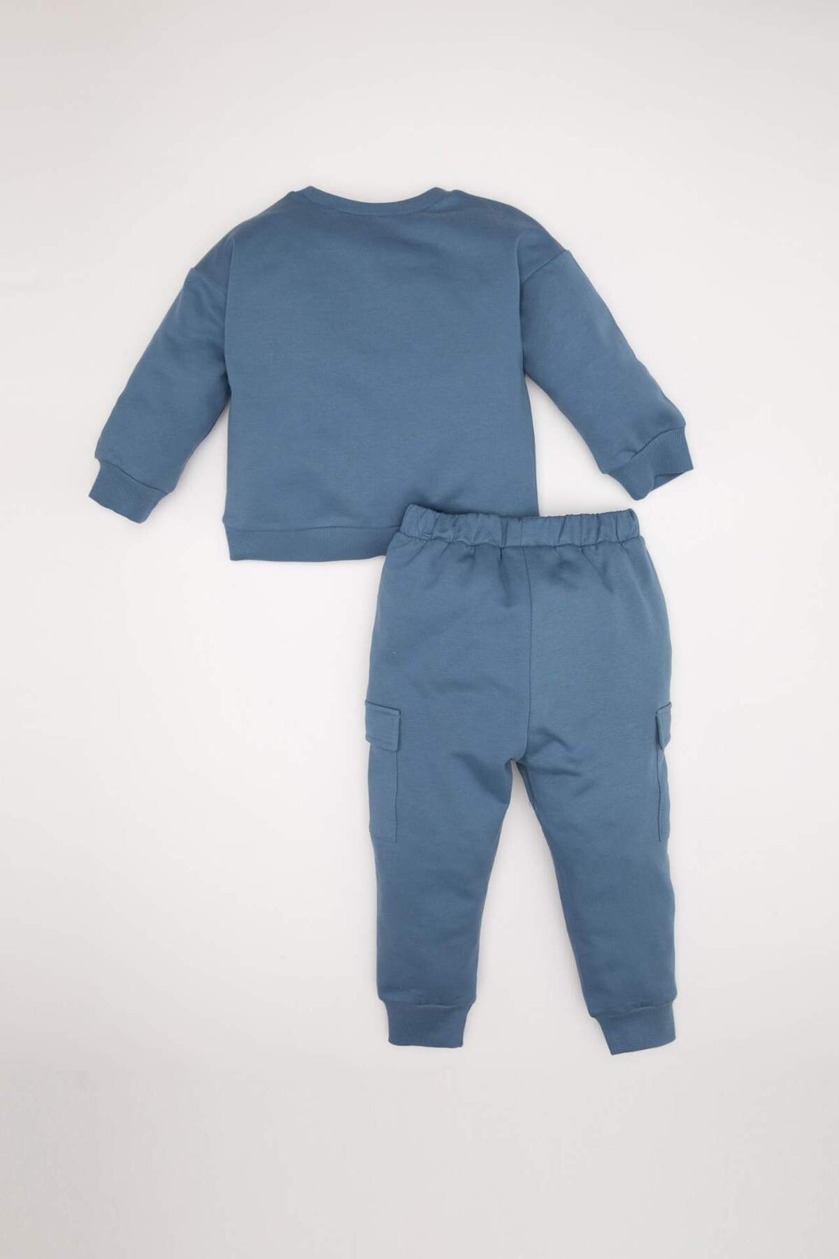 Defacto 2li Takım Baskılı Sweatshirt Eşofman Altı Erkek Bebek D6252A5NS fotoğrafı 6 (önizleme)