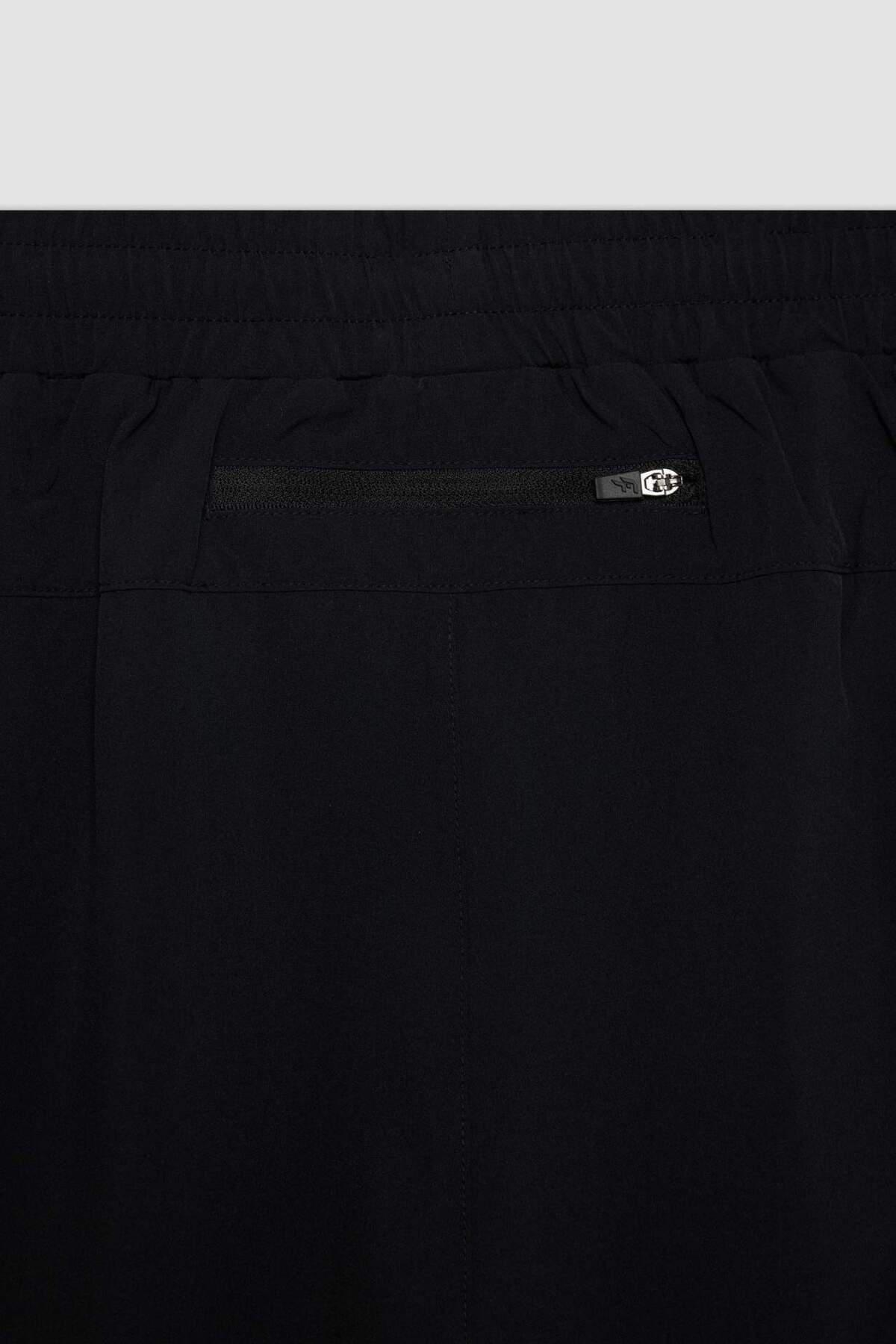 DeFacto Slim Fit Dar Kesim Fermuarlı Telefon Cepli Sporcu Taytlı Şort Z2147AZ24AU görsel 7