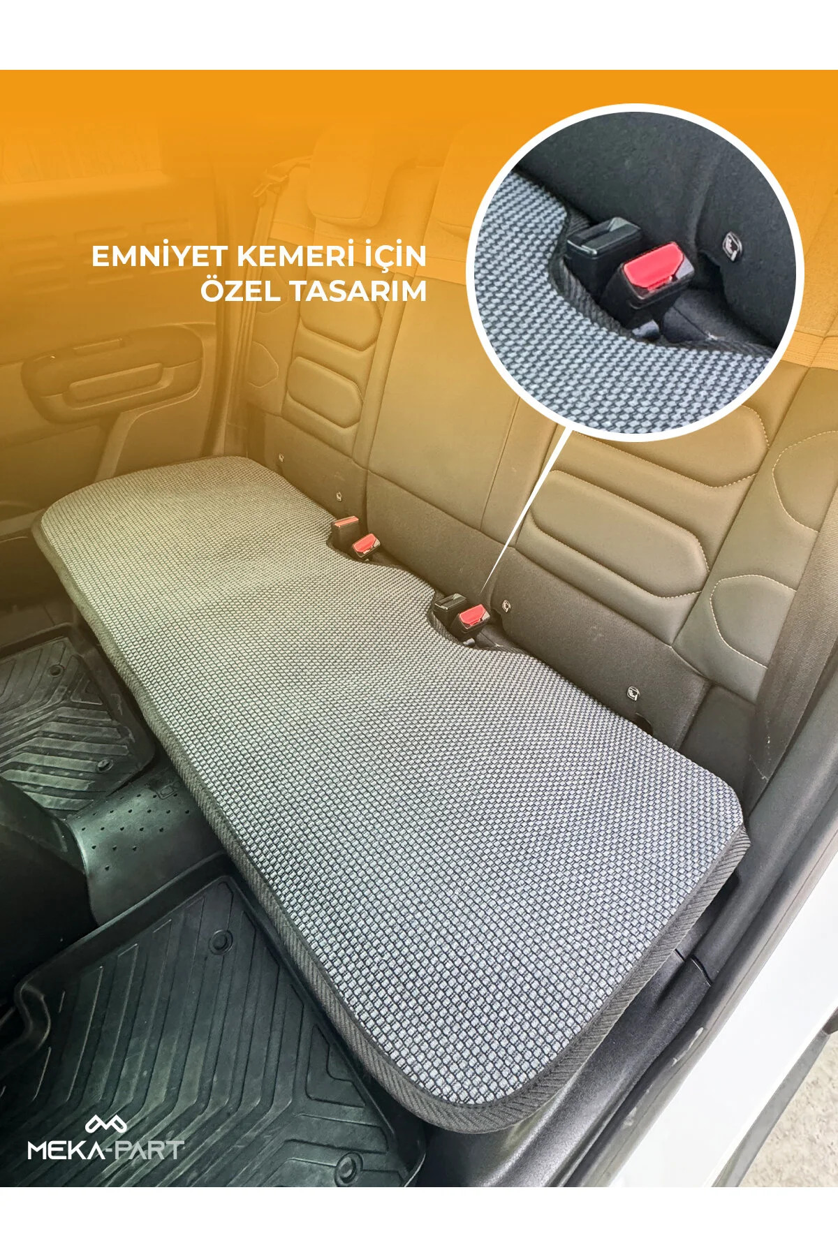 TREND Meka Part Oto Koltuk Koruyucu Kılıf Universal 2+3 Tam Set %100 Pamuk fotoğrafı 5 (önizleme)