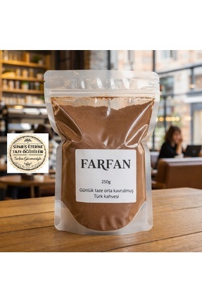 farfan 250 gr Sipariş İle Öğütülen Geleneksel Taze Türk Kahvesi | Yumuşak İçi...