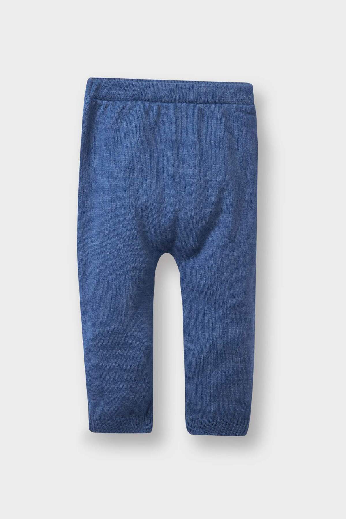 Defacto Erkek Bebek 2li Takım Uzun Kollu Düğmeli Örgü Desenli Triko Kazak Beli Lastikli Triko Alt C9589A524A fotoğrafı 2 (önizleme)