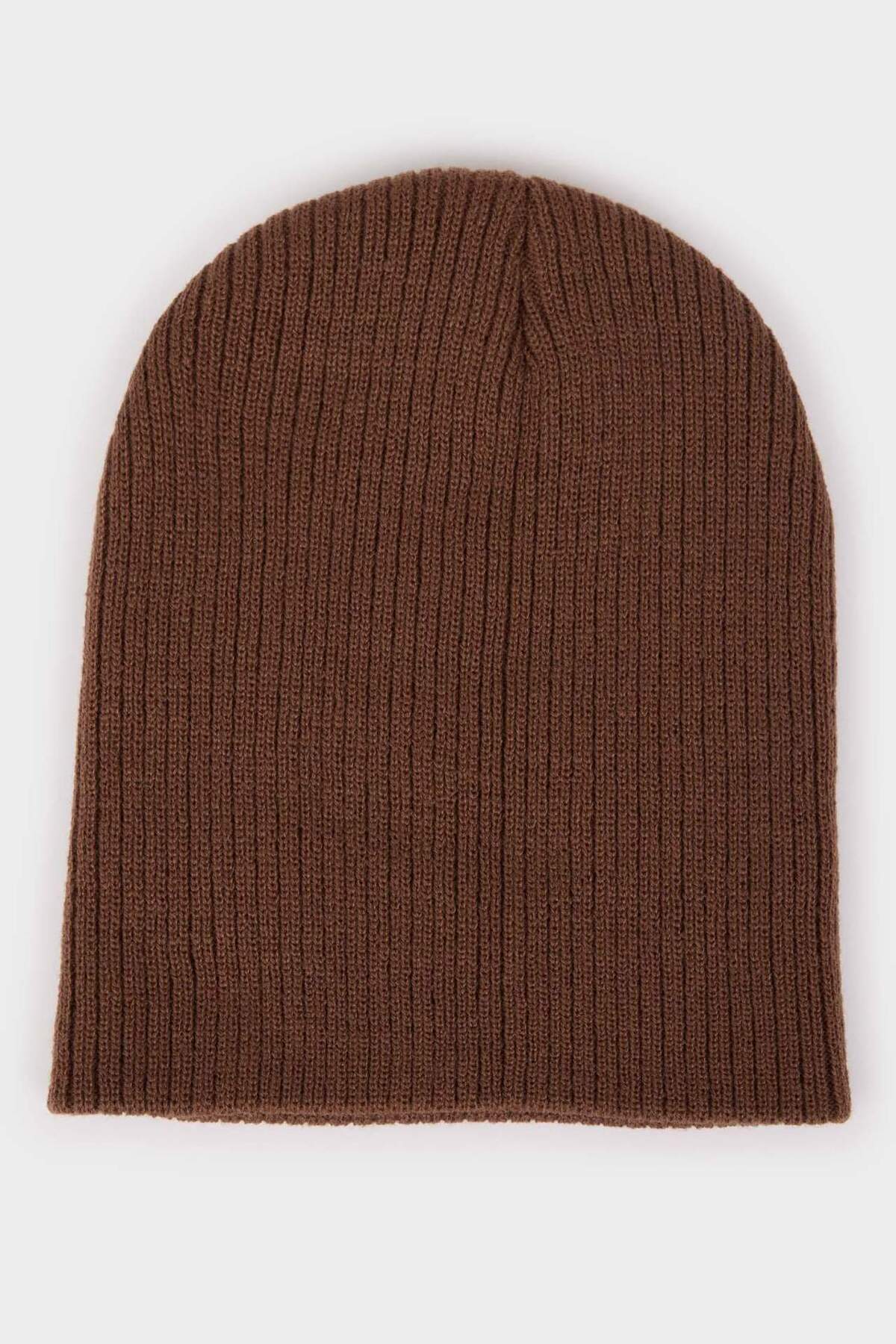 Defacto  Erkek Basic Düz Triko Bere R6055AZ24WN - Görsel 4