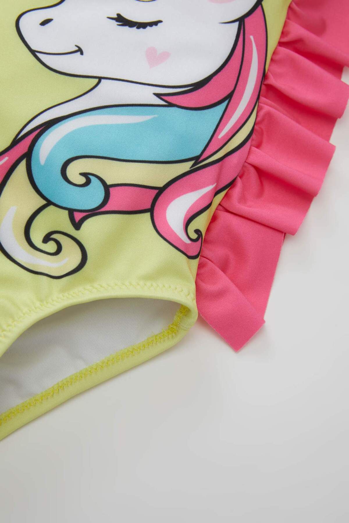 Defacto Kız Bebek Unicorn Baskılı Mayo C0822A524SM fotoğrafı 3 (önizleme)