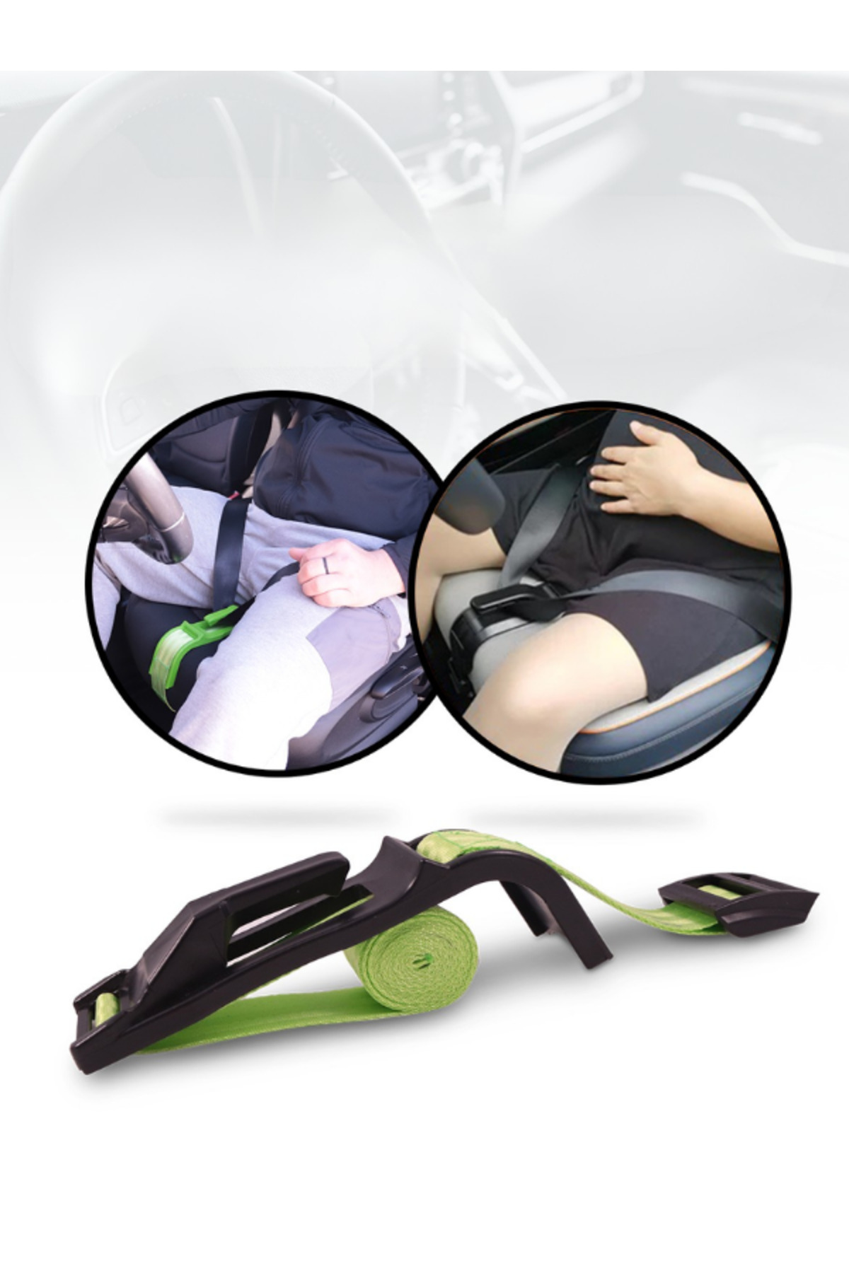 EGGBABY Hamile Emniyet Kemeri Aparati Kırmızı fotoğrafı 4 (önizleme)