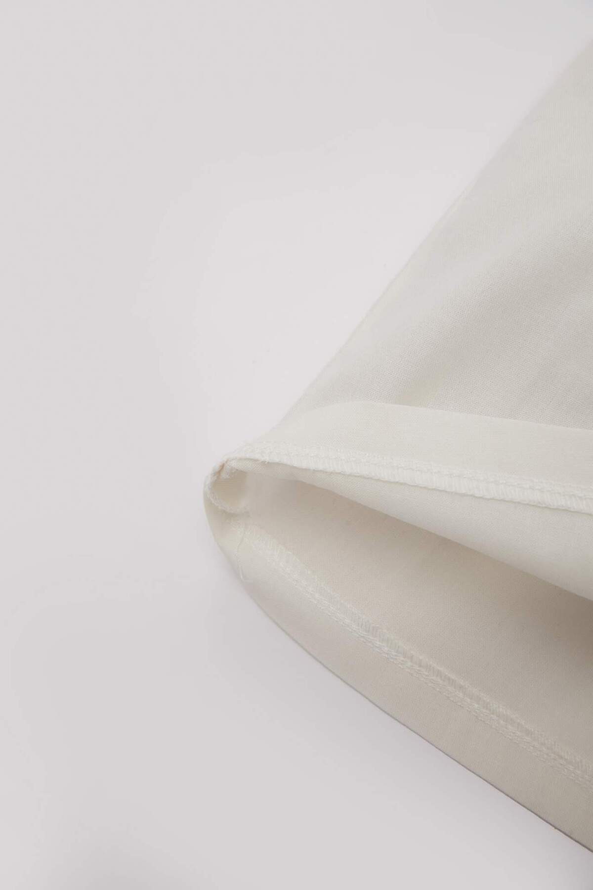 Defacto Bisiklet Yaka Vual Kısa Kollu Gömlek Kız Bebek C5188A524SM fotoğrafı 3 (önizleme)