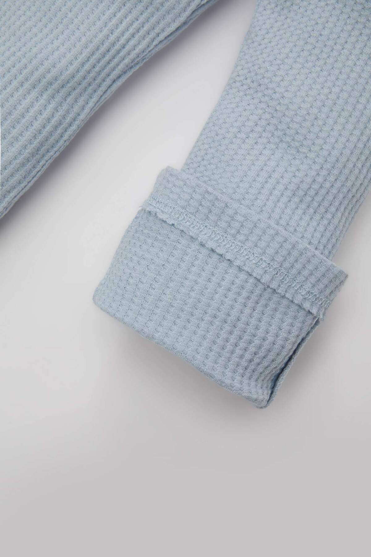 Defacto İspanyol Paça Waffle Tayt Kız Bebek C2256A524SP fotoğrafı 3 (önizleme)