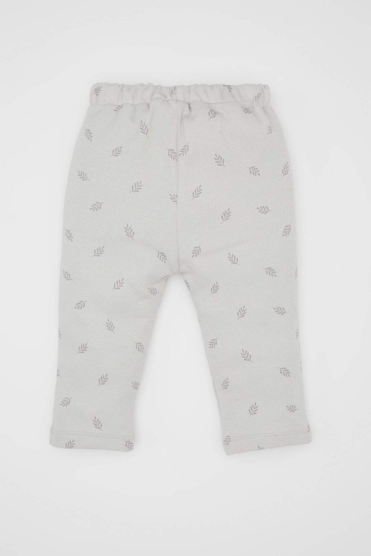 Defacto Kız Bebek Beli Lastikli Desenli Waffle Pantolon C1610A524SP fotoğrafı 4 (önizleme)