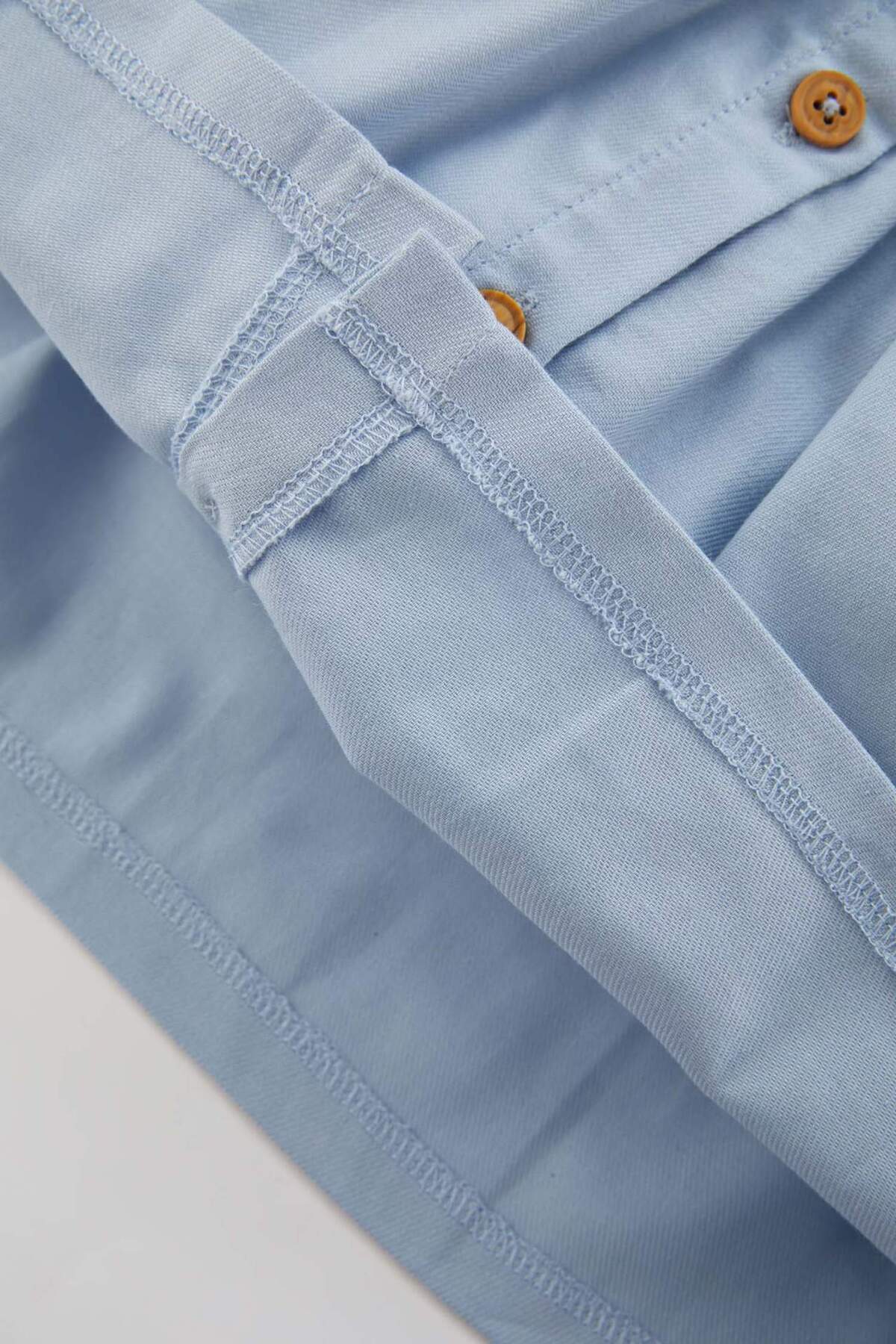 Defacto Kız Bebek Uzun Kollu Twill Basic Elbise B7735A524SP fotoğrafı 4 (önizleme)