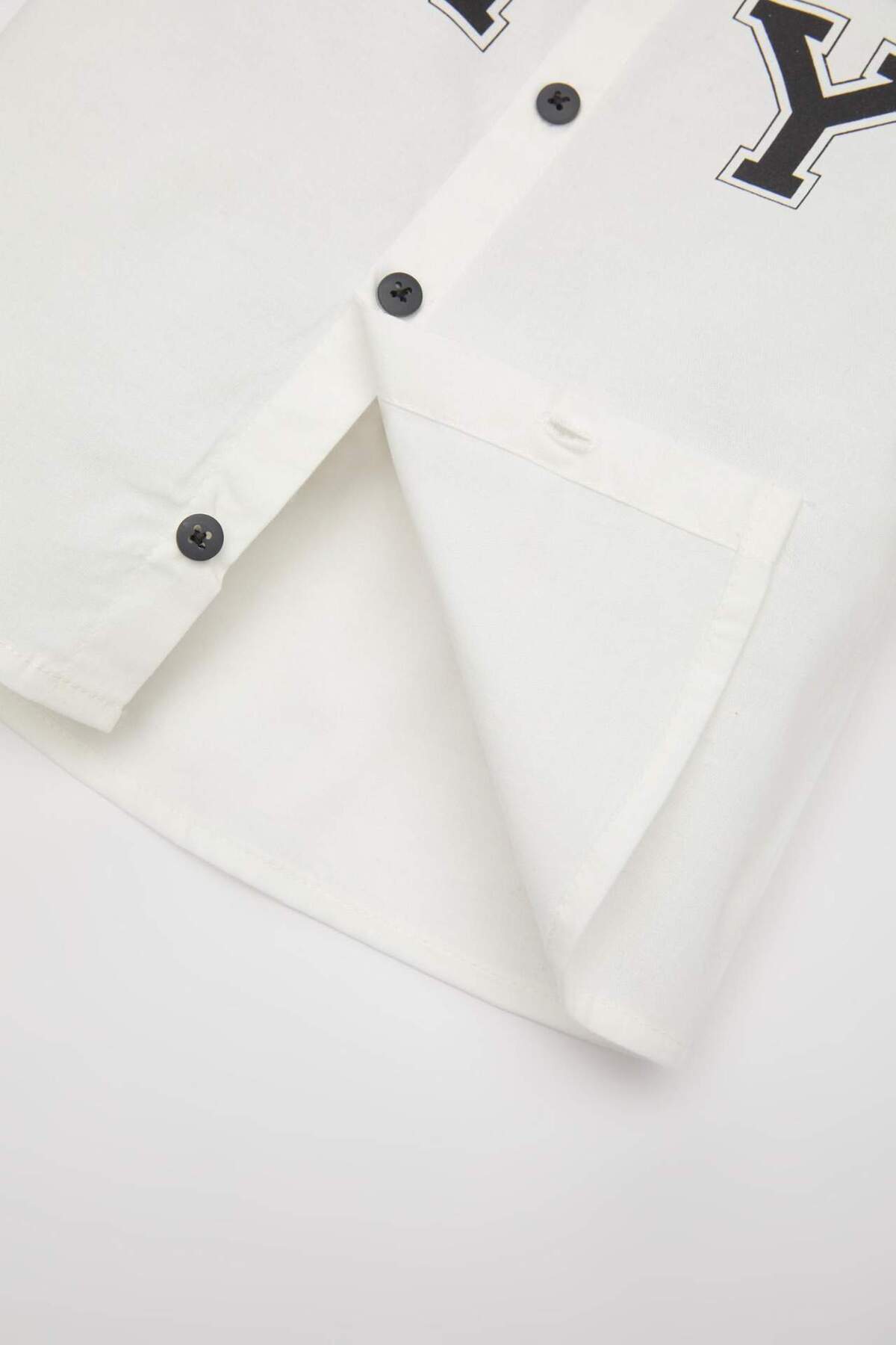 Defacto Poplin Kısa Kollu Gömlek Erkek Bebek C2200A524SM fotoğrafı 7 (önizleme)