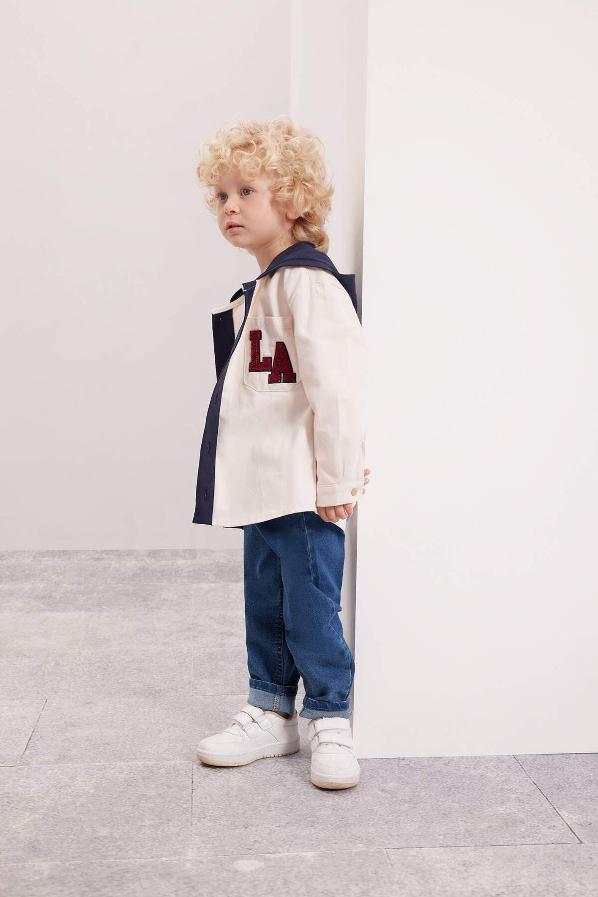 Defacto Erkek Bebek 2li Takım Jean Pantolon Pantolon Askısı B6741A524SP fotoğrafı 5 (önizleme)