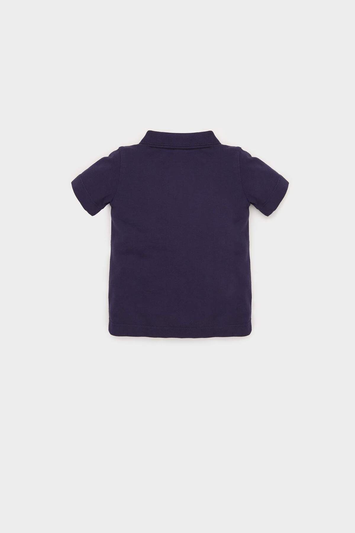 Defacto Erkek Bebek Pike Kısa Kollu Basic Polo Tişört B7007A524SM fotoğrafı 3 (önizleme)