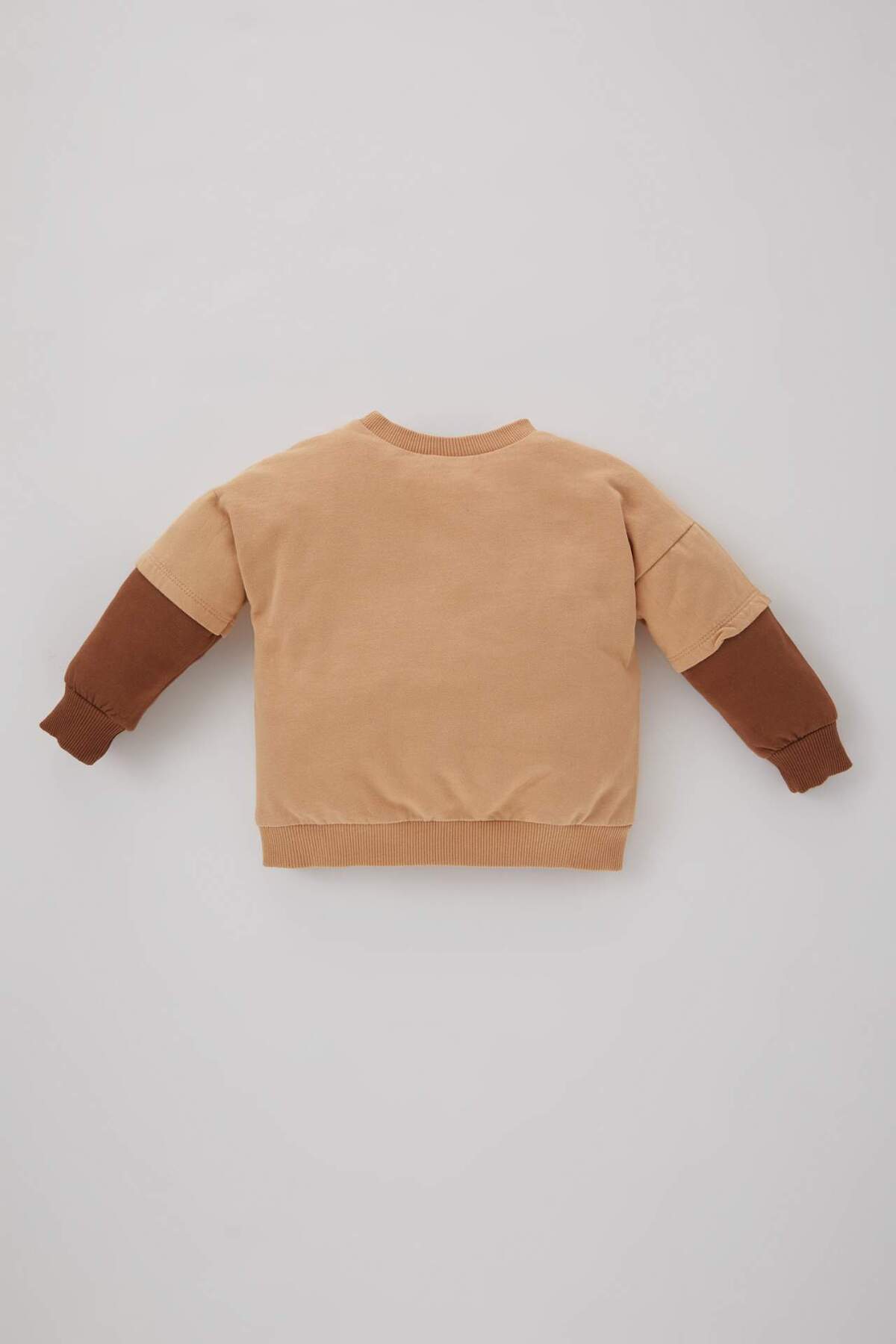 Defacto Erkek Bebek Bisiklet Yaka Baskılı Sweatshirt B1033A523WN fotoğrafı 5 (önizleme)