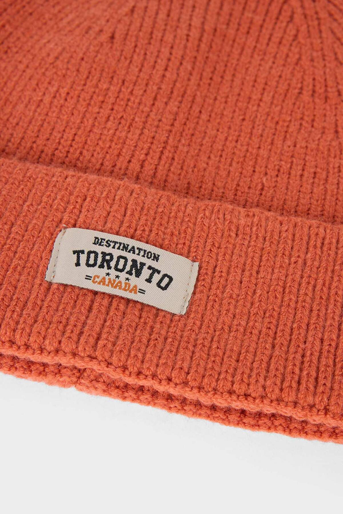 Defacto  Erkek Etiket Baskılı Triko Bere A5067AX23WN - Görsel 2