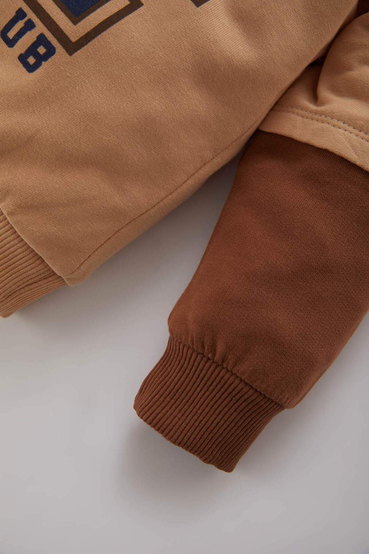 Defacto Erkek Bebek Bisiklet Yaka Baskılı Sweatshirt B1033A523WN fotoğrafı 3 (önizleme)