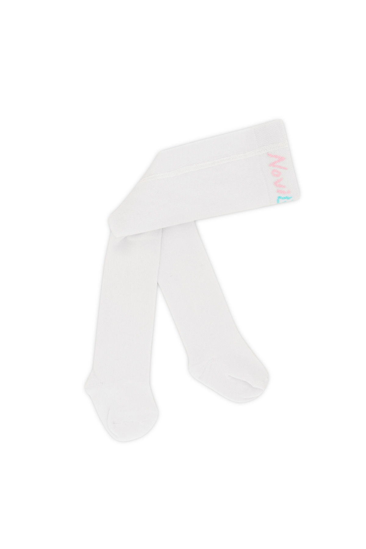 Novibaby 3'lü Bebek Pamuklu Külotlu Çorap, Çocuk Yenidoğan Pamuk Kız Erkek Okul Çorabı, Beyaz Ekru Pembe fotoğrafı 4 (önizleme)