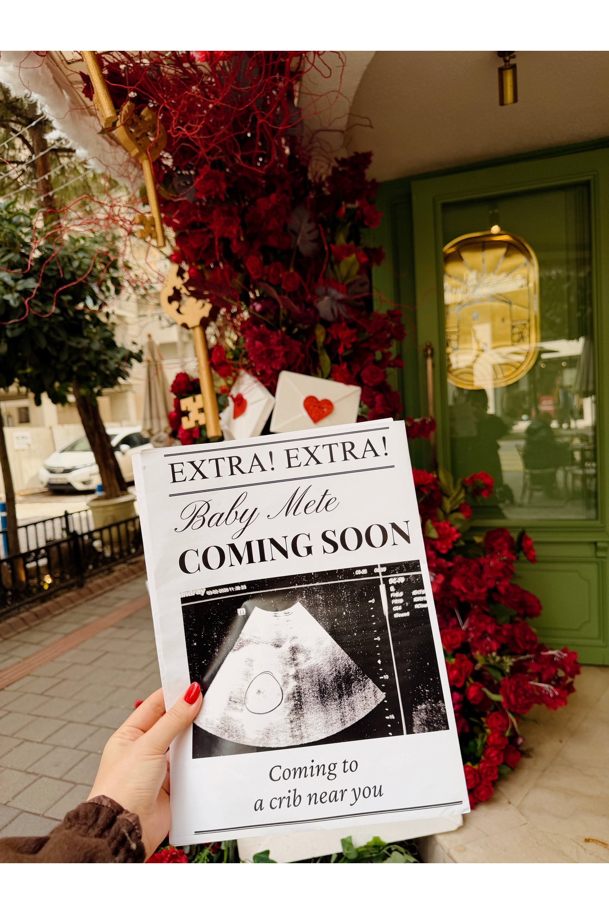 shop Kişiye Özel Bebek Günü Gazetesi - Anı gazetesi (Arkalı önlü) fotoğrafı 3 (önizleme)