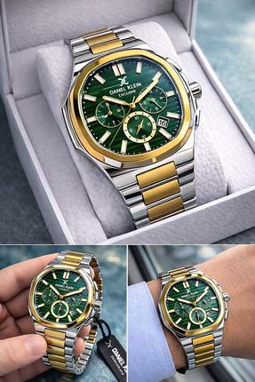 Daniel Klein Exclusive Erkek Saat Çelik Kordonlu Japon Mekanizma Özel Kutulu ...