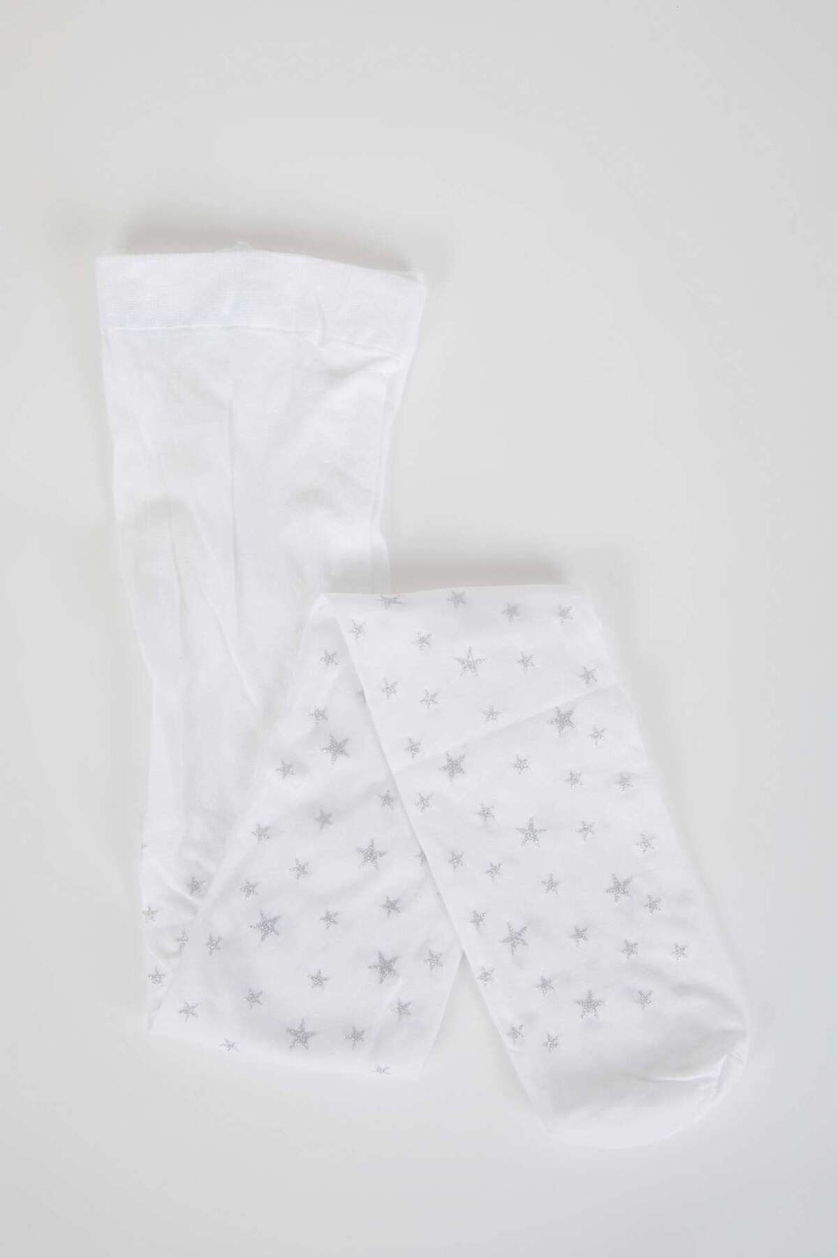 Defacto 23 Nisan Yıldız Desenli Külotlu Okul Çorabı Kız Çocuk Z8767A6NS fotoğrafı 2 (önizleme)