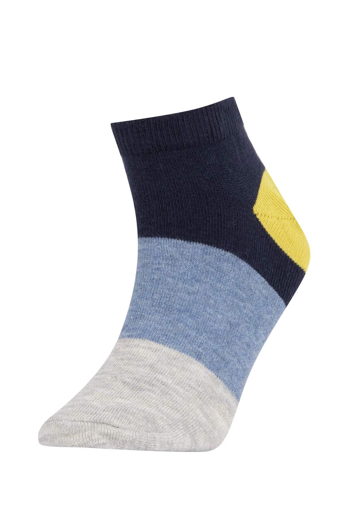 Defacto Baskılı 7'li Pamuklu Patik Çorap Erkek Çocuk W8900A6NS fotoğrafı 2 (önizleme)