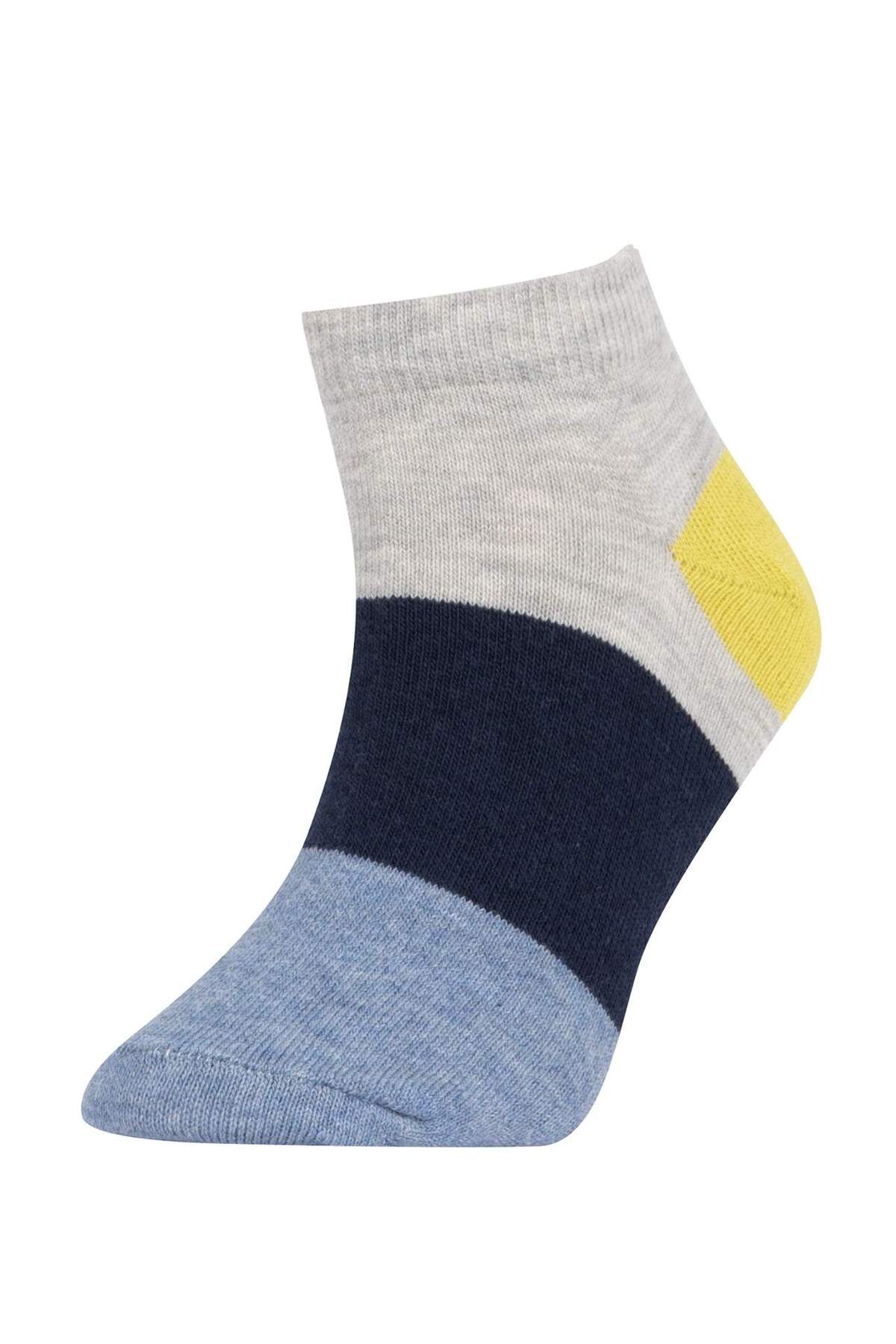Defacto Baskılı 7'li Pamuklu Patik Çorap Erkek Çocuk W8900A6NS fotoğrafı 7 (önizleme)