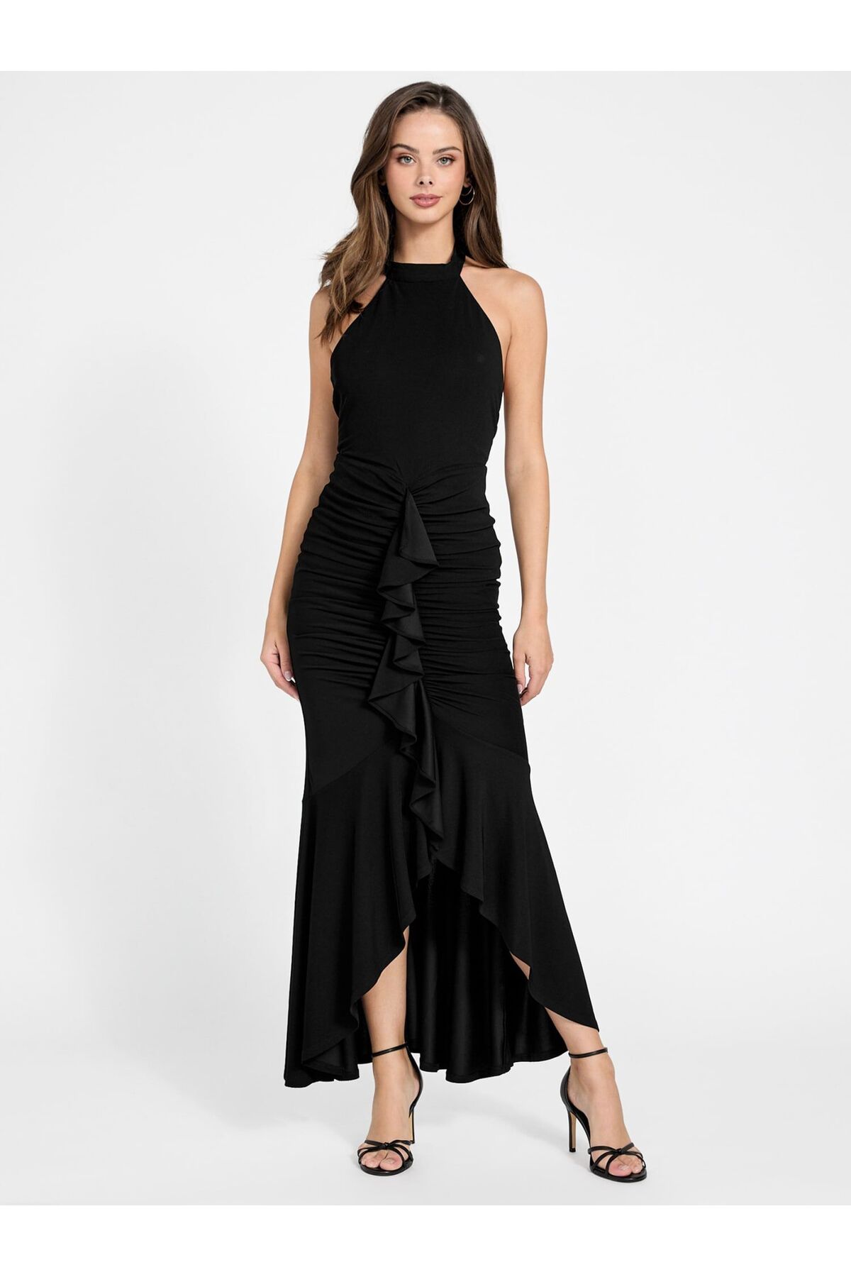 Guess Ruffle maxi dress