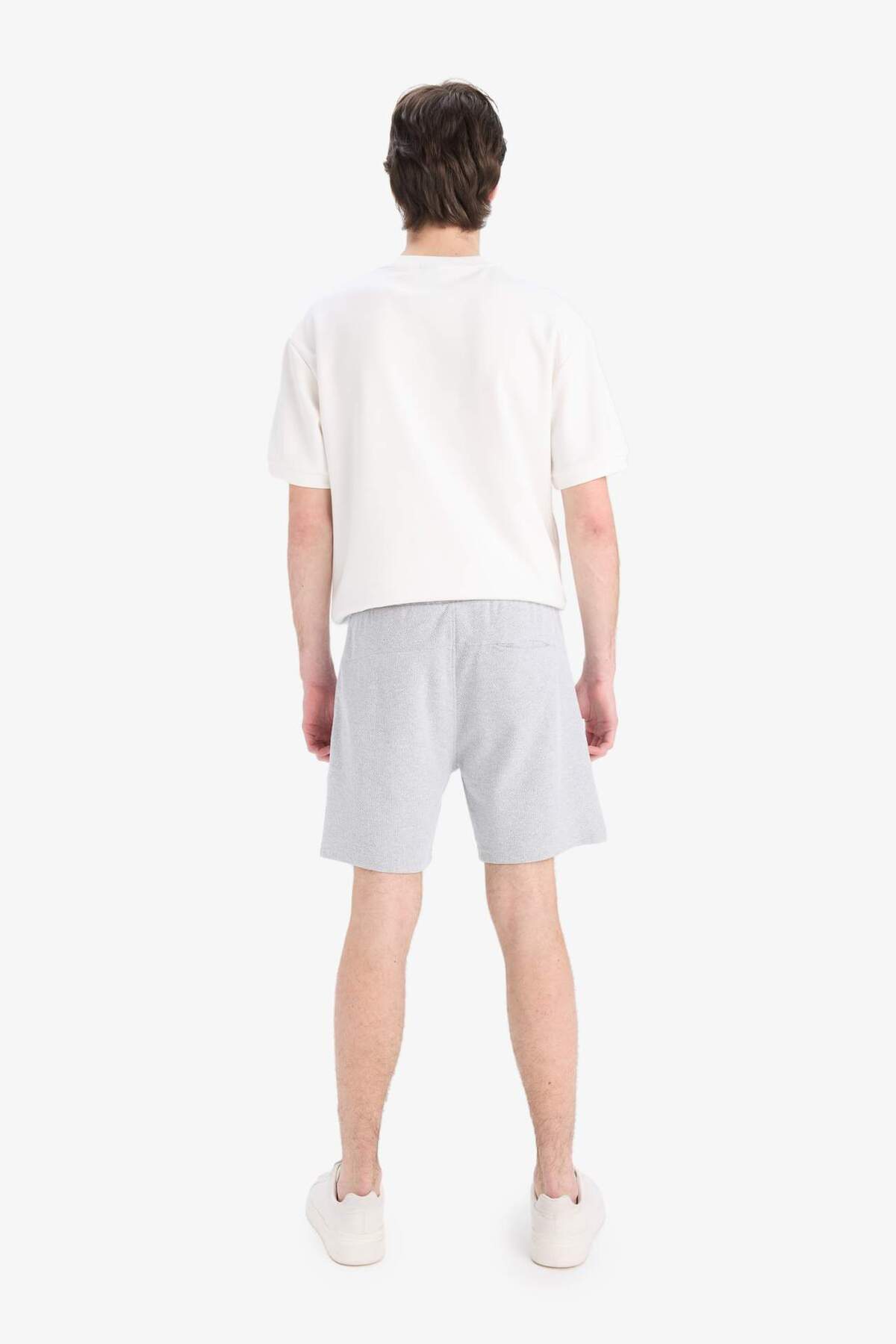 DeFacto Slim Fit Dar Paça Şort W7965AZ22SM görsel 5