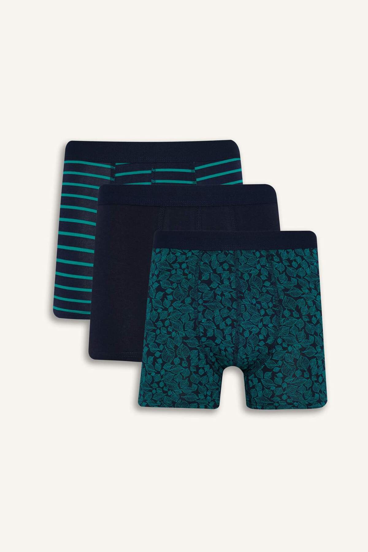 Defacto  Esnek Kumaş Standart Kalıp 3lü Boxer T4935AZ21WN