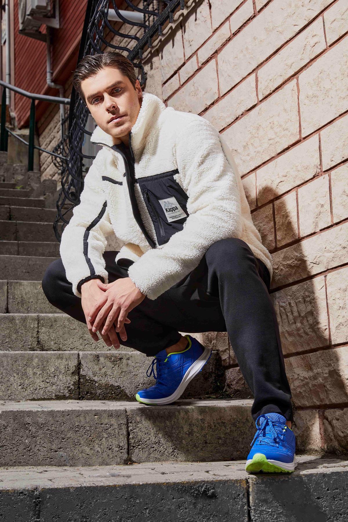 Kappa  Notte Erkek Bej Regular Sherpa Mont - Görsel 4