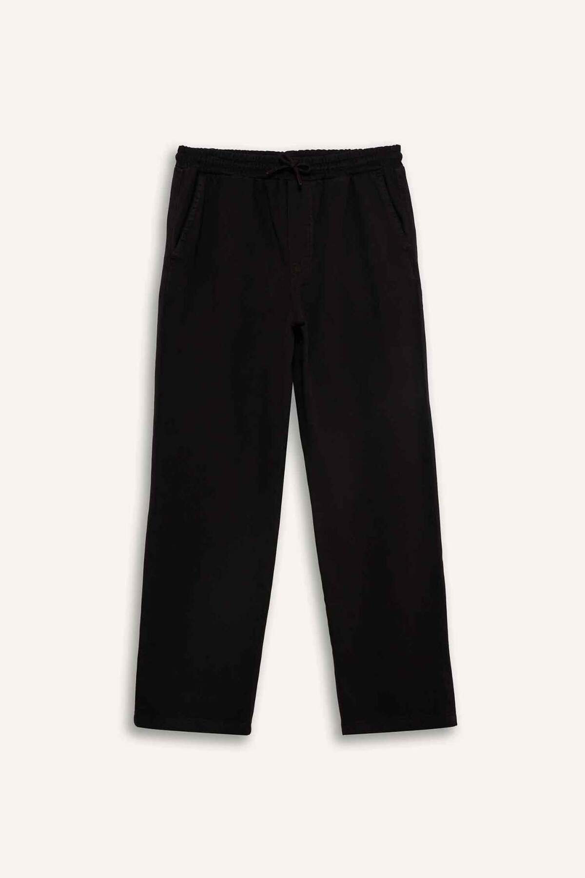 DeFacto %100 Pamuk Baggy Fit Pantolon F6129AX26SP görsel 7