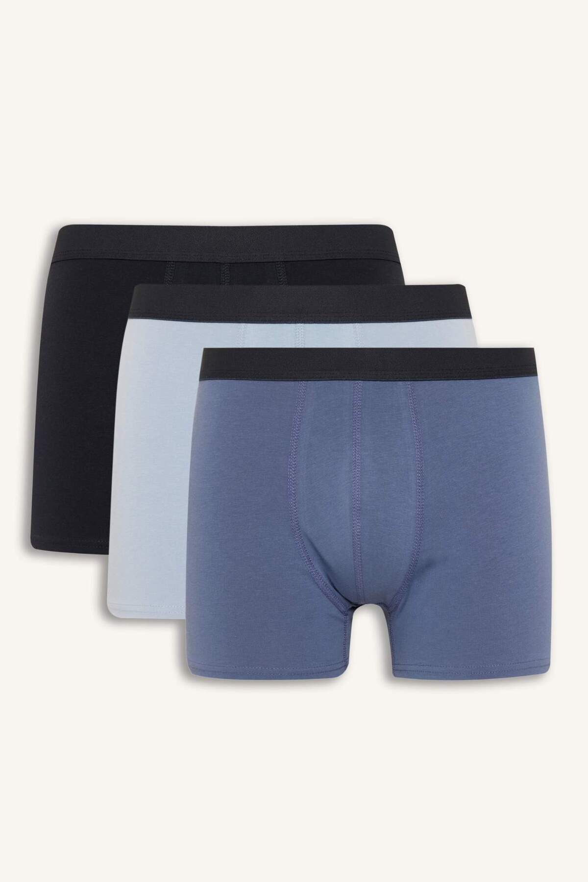 Defacto  Regular Fit 3'lü Boxer G0045AX25WN