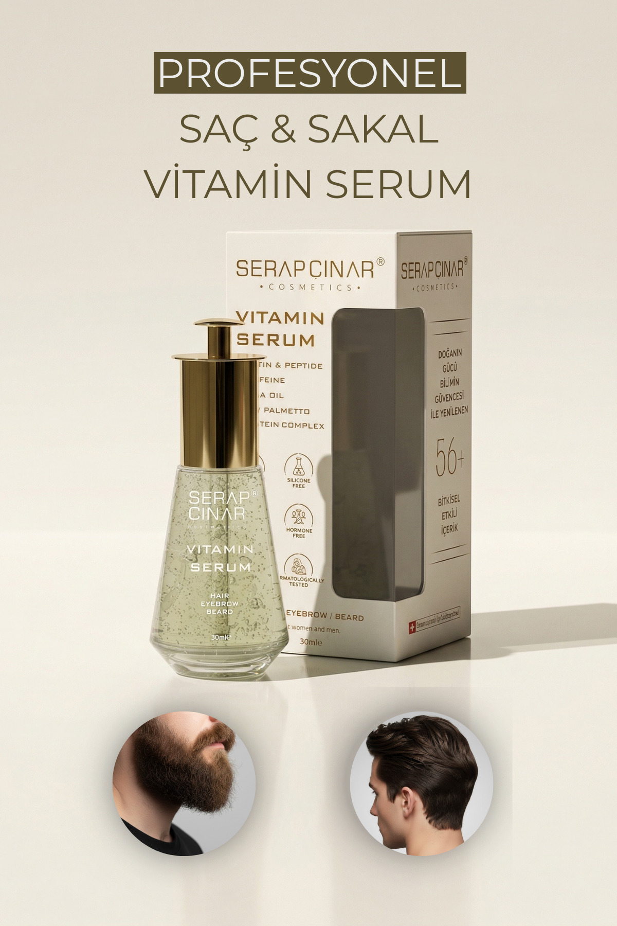 Saçkıran + Sakal Kıran Alopesi Etkili Vitamin Serum 30ml Erkeklere Özel — TYCO99EFUN169823222904429 — تصویر 6 از 6