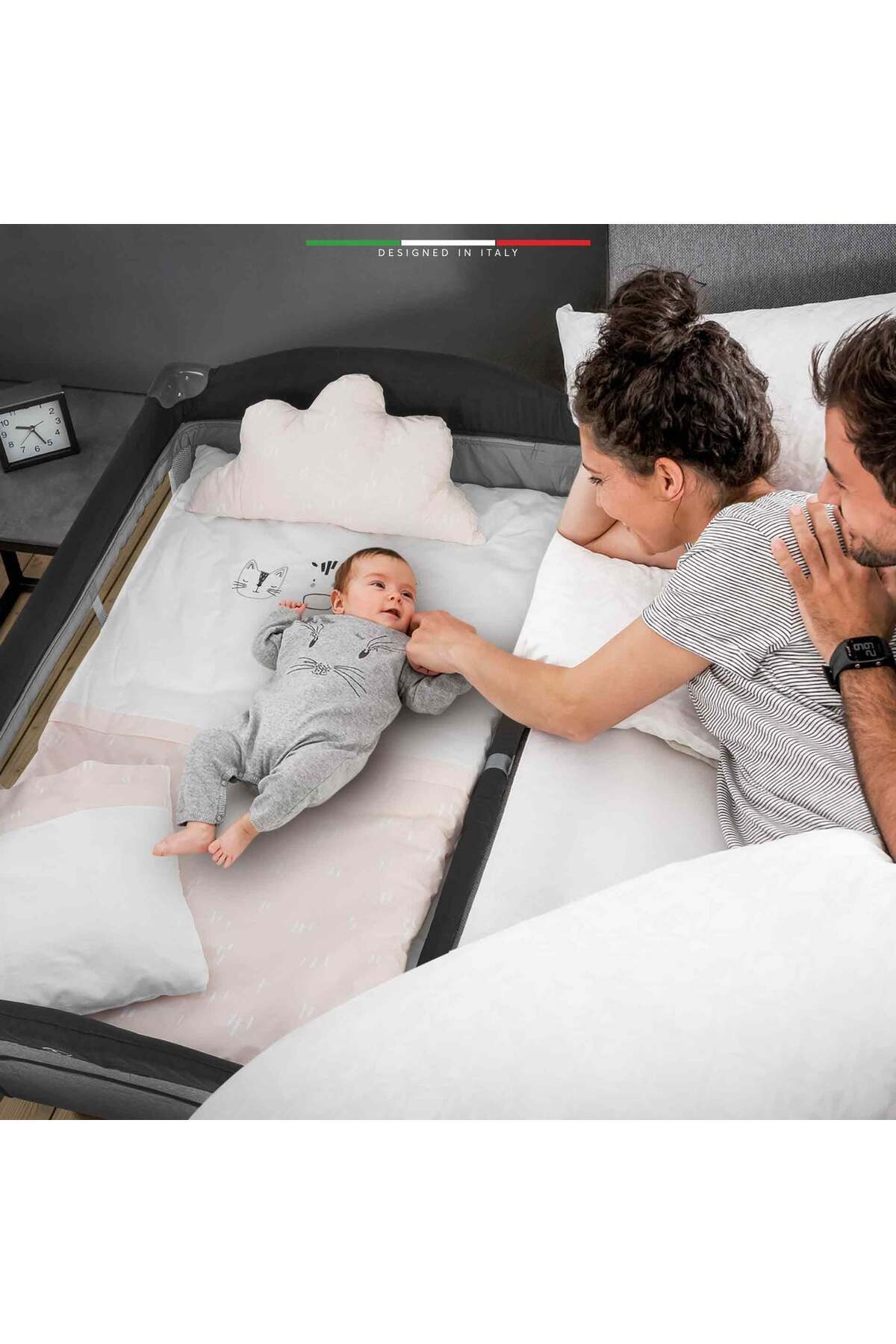 Elele EleleLife Rain 6 Parça Oyun Parkı Park Yatak Bebek Uyku Seti Pudra fotoğrafı 5 (önizleme)