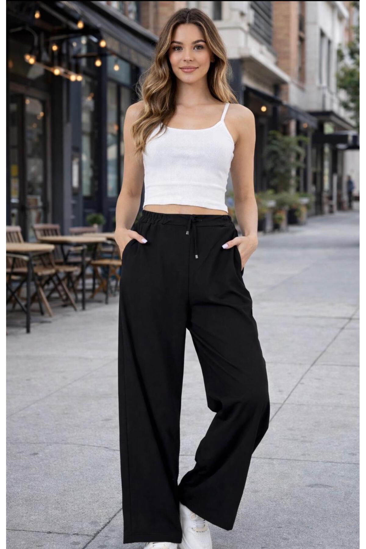 UPARS  pallazzo pantolon geniş paça