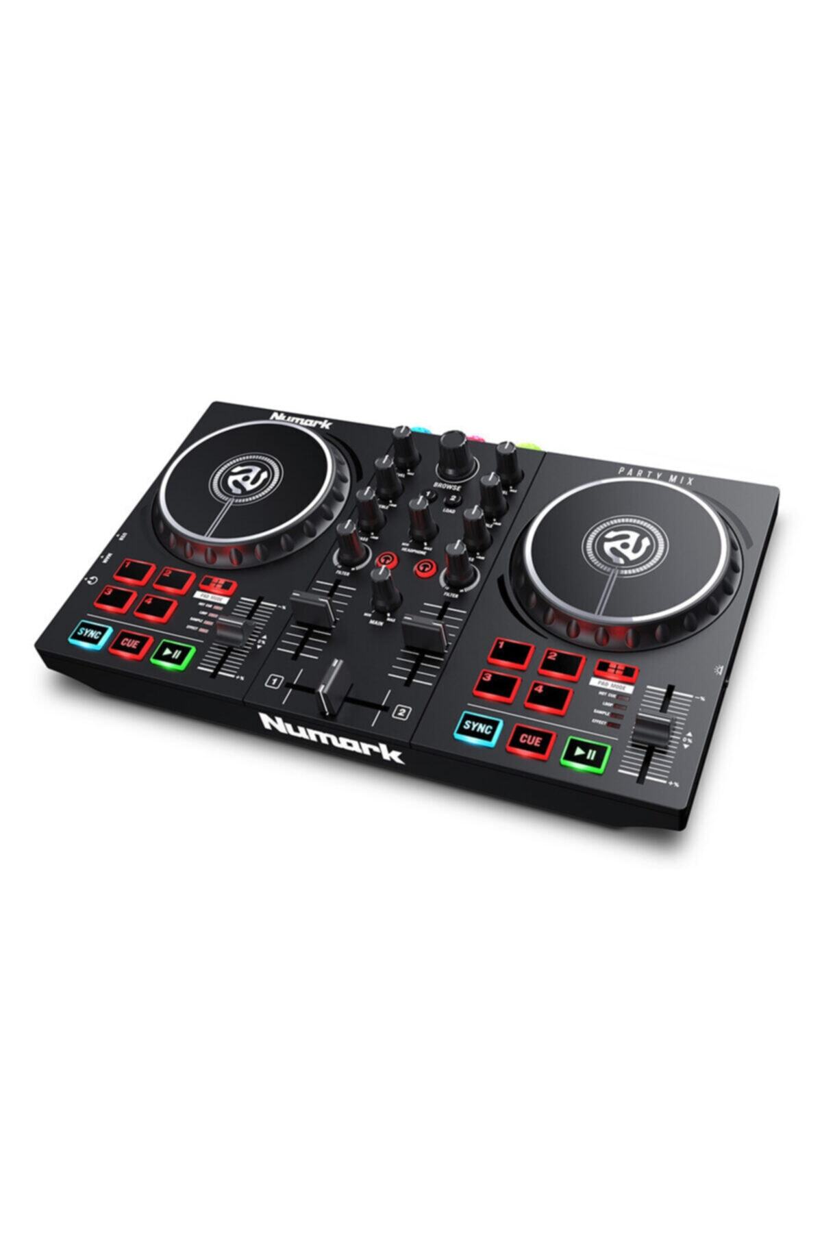 NUMARK Party Mix 2 LED Aydınlatmalı, Mobil Cihaz Uyumlu DJ