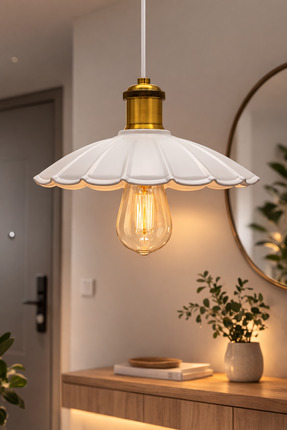 Vivido Home Metal Alven Beyaz Avize, Sarkıt