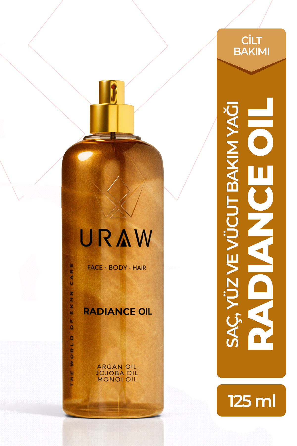 Uraw Radiance Oil | Saç & Vücut İçin Nem, Parlaklık & Işıltı Veren Bakım Yağı 125 ml - Fiyatı, Yorumları
