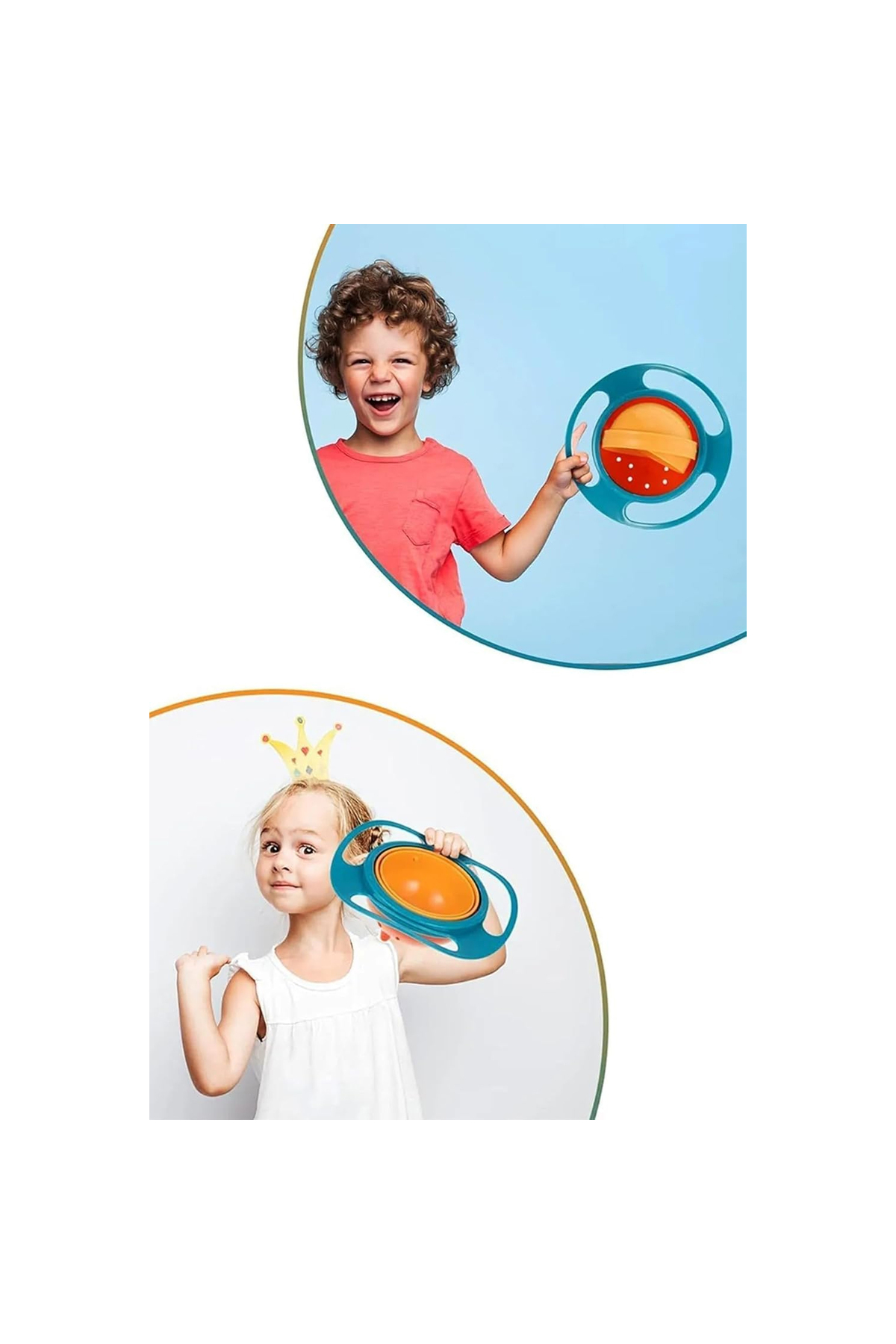 direkstoktan Caillou 360° Dökülmez Bebek Mama Tabağı - Gyro Kase & Atıştırmalık Kabı fotoğrafı 4 (önizleme)