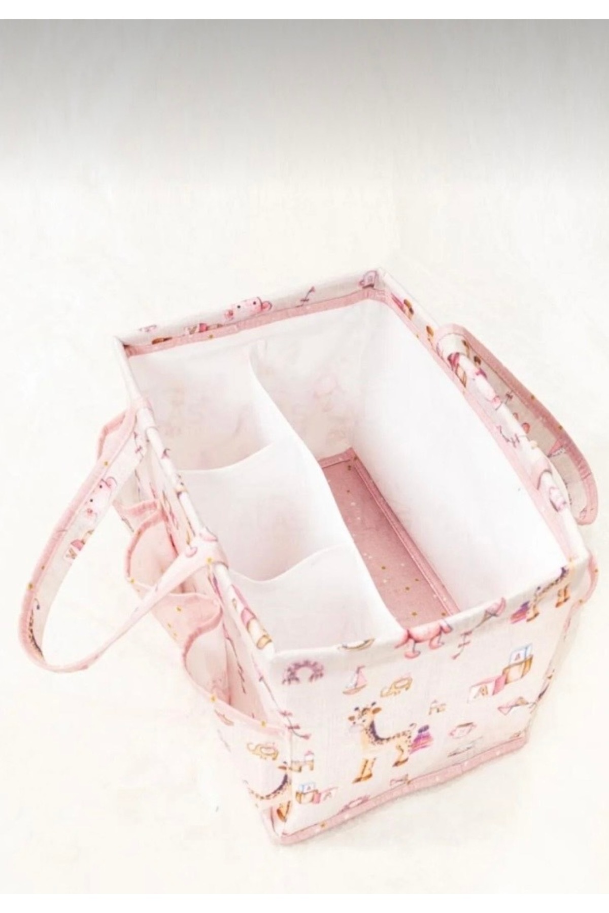 Charlotte Candle Baby Kulplu Bebek Bakım Çantası Düzenleyici Seyahat Çantası Bebek Aksesuar Taşıma Çantası Organizer fotoğrafı 3 (önizleme)