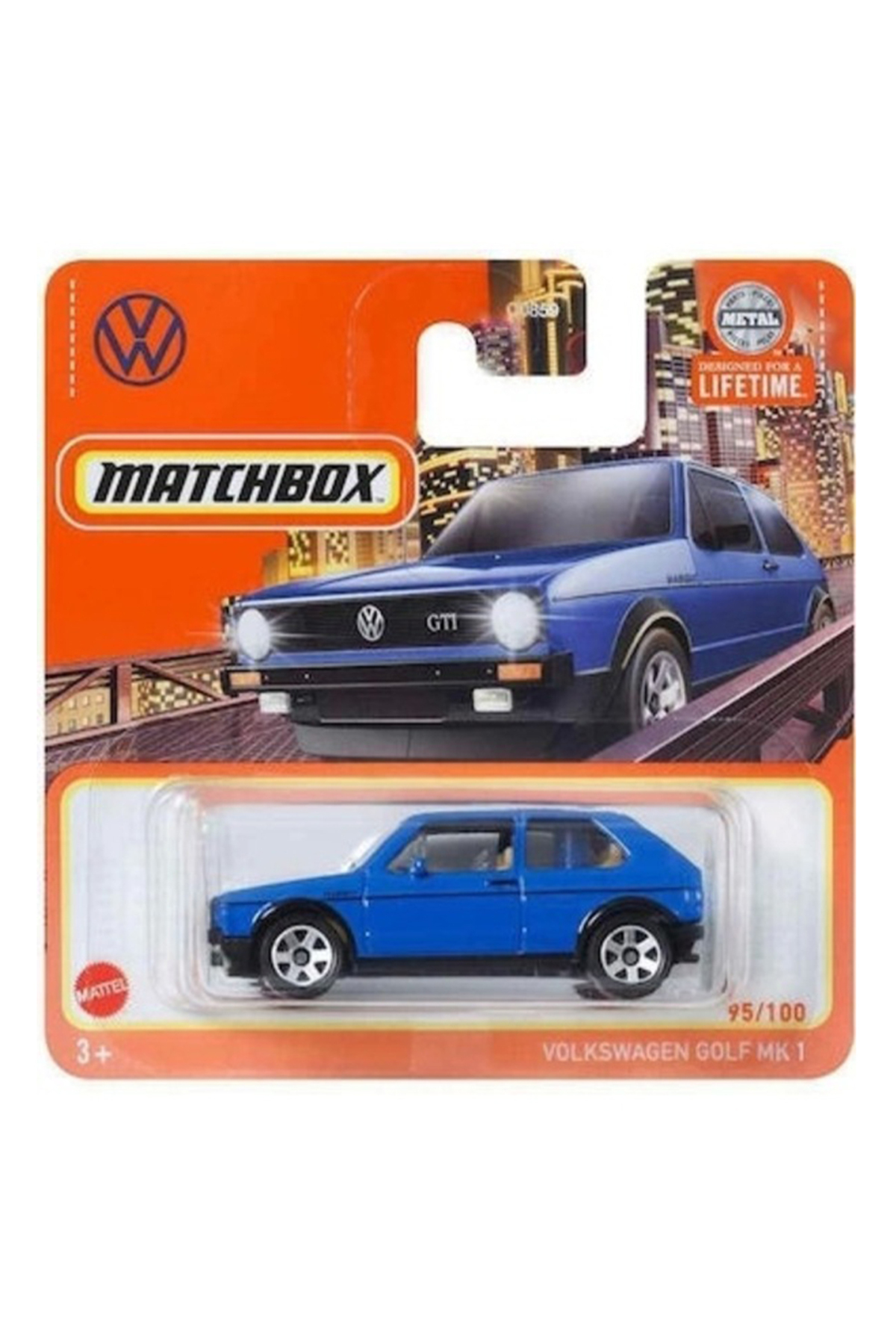 HOT WHEELS Matchbox 1976 Volkswagen Golf Mk1 - Mavi (1/64