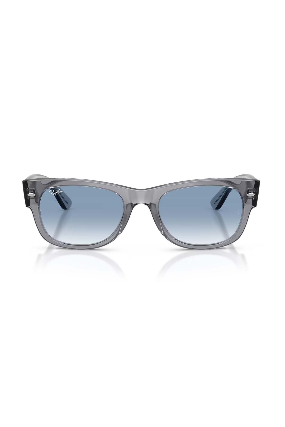 Ray-Ban RB 0832S 68463F 55 Mega Wayfarer Unisex Kare Gri Kemik