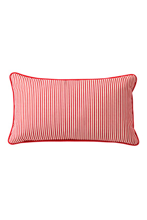 MODA CERO Kırmızı Kırlent Kılıfı Biyeli 30cm x 50 cm
