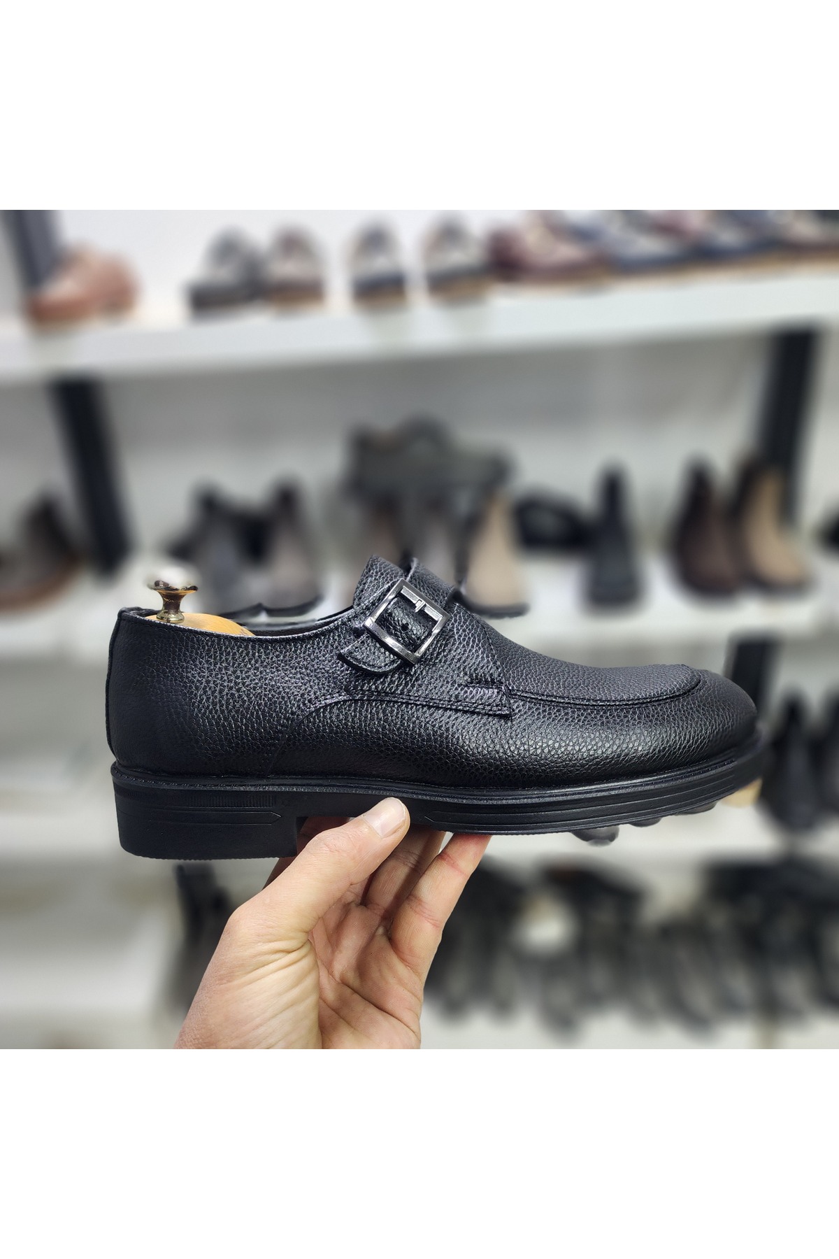zege shoes  Erkek Günlük Ayakkabı Tokalı Kaymaz Taban - Görsel 6