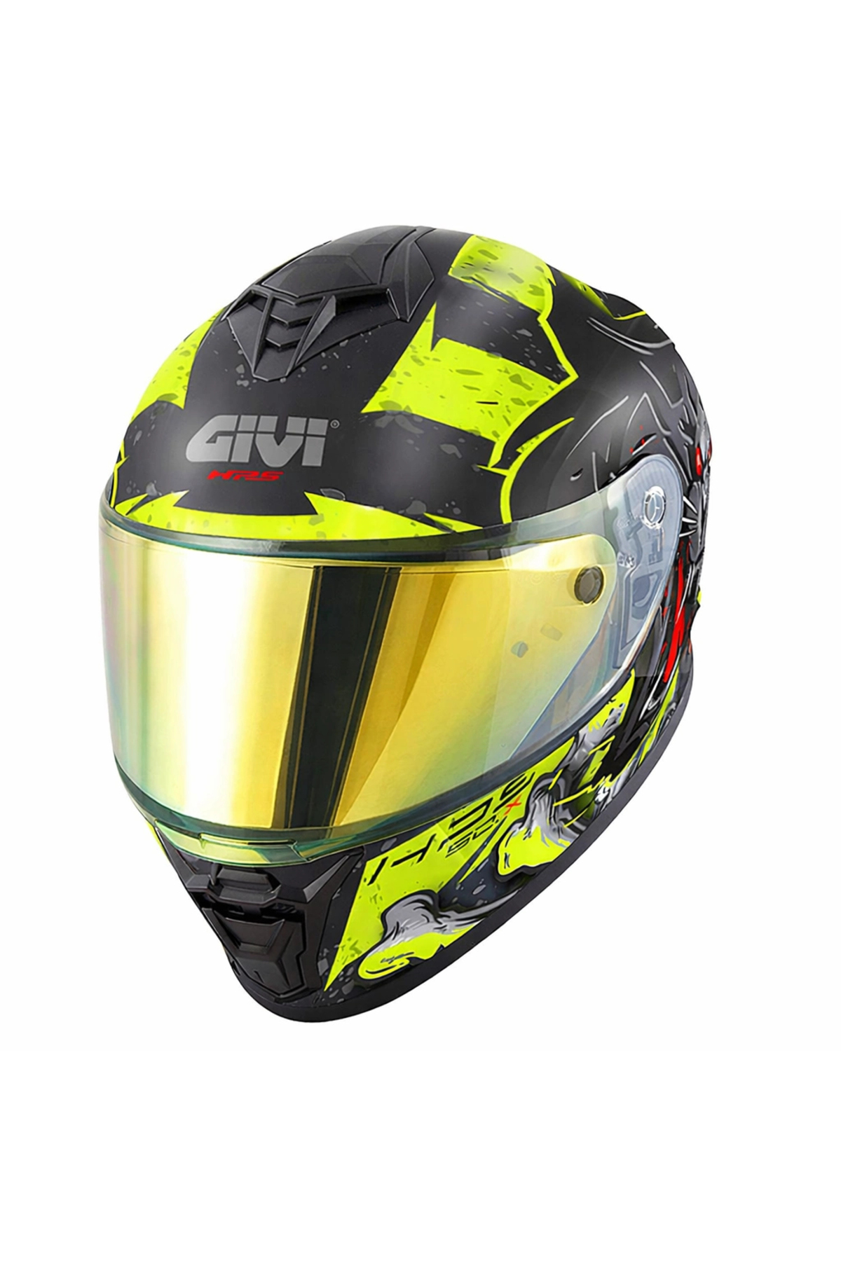【W1LD】マッド Givi 50.X WILD MAT SİYAH-NEON SARI KASK (SARI VİZÖR) - Fiyatı
